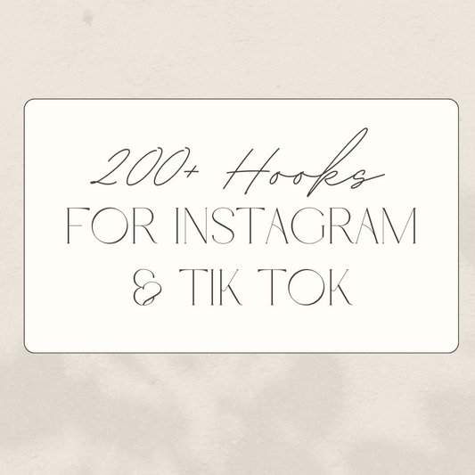 200+ Hook for Instagram & TikTok